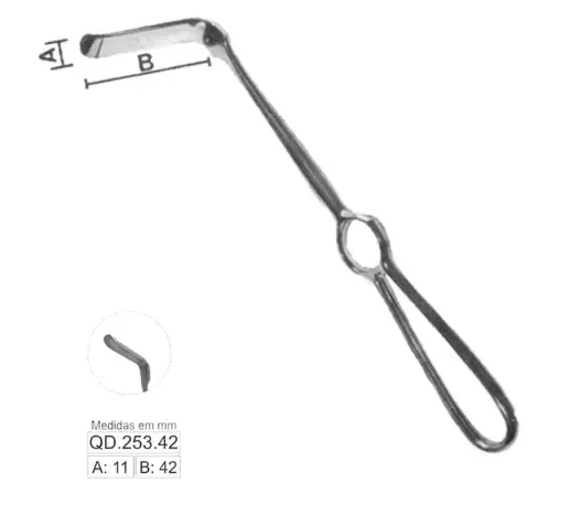 Afastador Obwegeser para Cima - 62mm 2