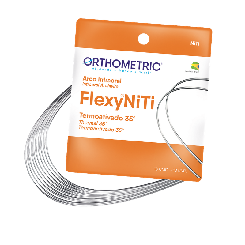 Arco Niti Termoativado 35° Redondo - 0,014 Superior