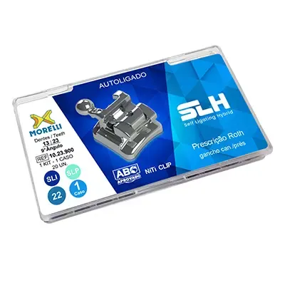 Kit Bráquete Autoligado Roth SLH - 022'' - Gancho Can./Prés