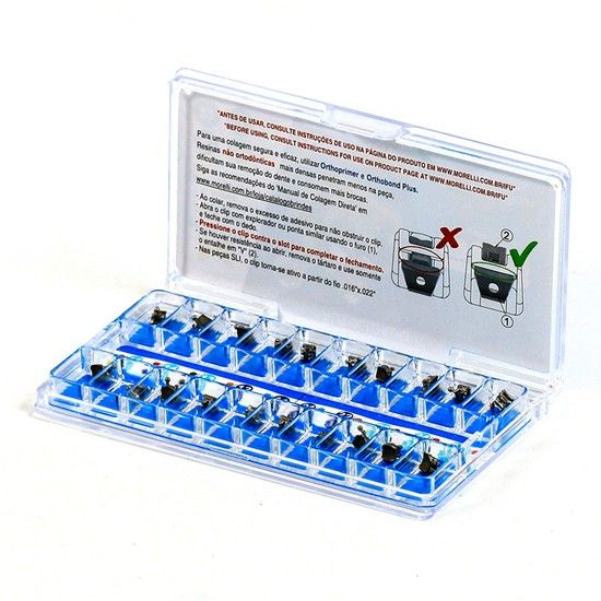 Kit Bráquete Autoligado Roth SLH - 022'' - Gancho Can./Prés 2