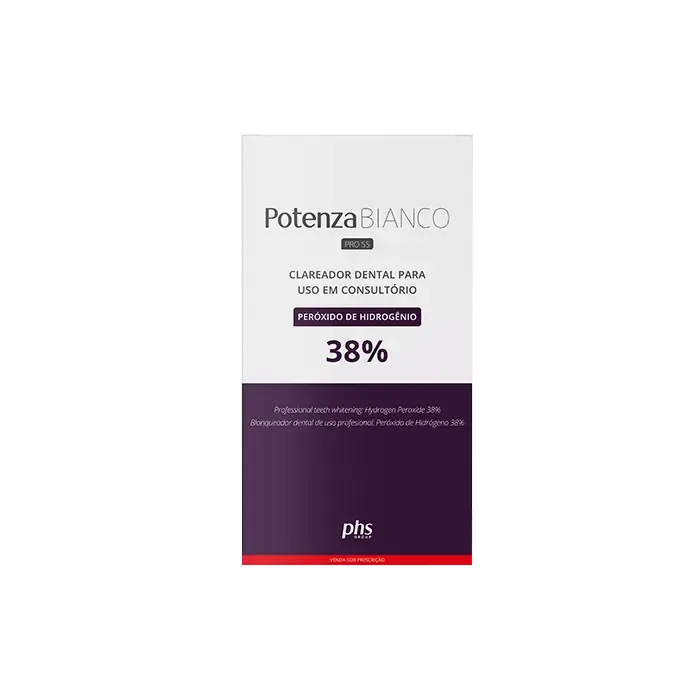 Kit Clareador Potenza Bianco Pro SS H202 38% - 6 Seringas