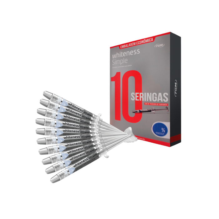 Kit Clareador Whiteness Simple 22% - 10 Seringas 2