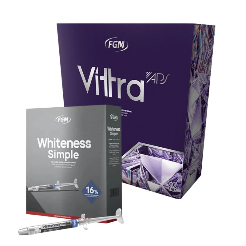 Kit Promo Essencial Resina Vittra APS Ganhe 1 Kit Whiteness Simple 16%