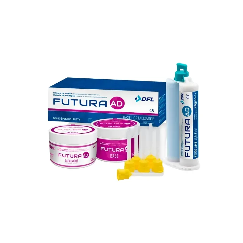 Kit Silicone de Adição Futura AD - Fluído Leve