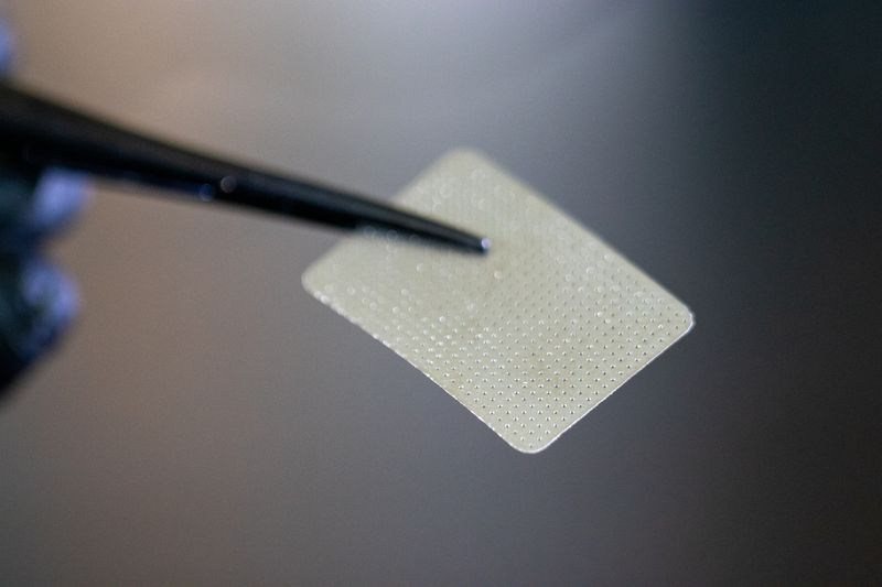 Membrana Sintética Titânio Lumina-Grid Macro Mesh (0,08x20x30mm com furos de 1,5mm) 5