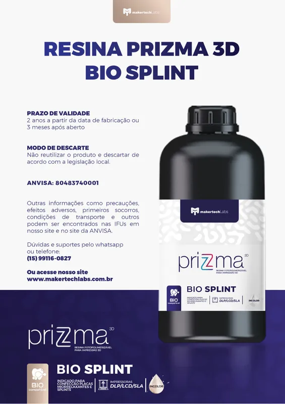 Resina priZma 3D Bio Splint 500g 8