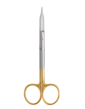 Tesoura Goldman Fox Reta Com Vídea 14cm
